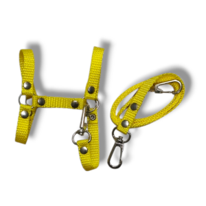 kantar z wodzami a5 żółty