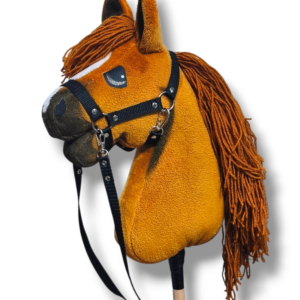 hobby horse a4 czekoladowy z białą grzywą