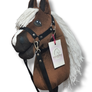 hobby horse a4 czekoladowy z białą grzywą