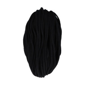 halter sznurkowy a4 czarny z jasno różowym nachrapnikiem